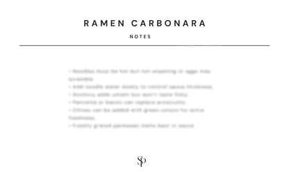 Ramen Carbonara